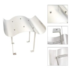 vidaXL Apărătoare de horn, oțel inoxidabil, 40 x 40 x 36 cm 142983