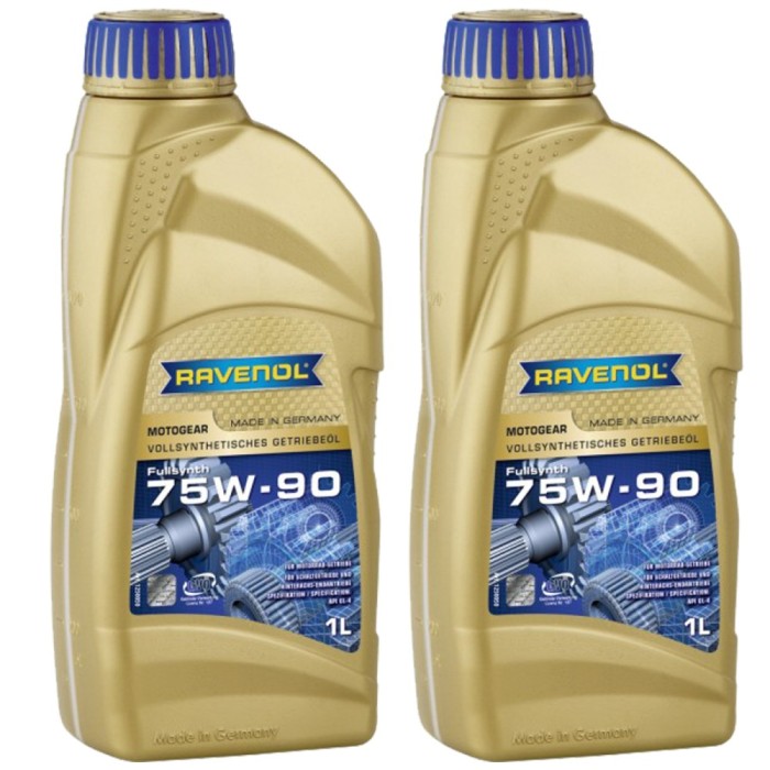 Pachet 2 litri ulei cutie de viteze Ravenol Motogear 75W90 GL4