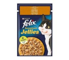 Felix Sensations Pui &icirc;n Aspic cu Morcov 85g