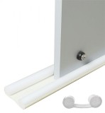 Garnitura etansare usi/ferestre, plastic/spuma, 95 x 10 x 3cm, alb