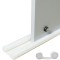 Garnitura etansare usi/ferestre, plastic/spuma, 95 x 10 x 3cm, alb