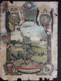 HST PM153 Litografie militară comemorativă austro-ungară 1914/1915