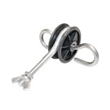Izolator cu ancorare dubla pentru gard electric, filet 5,9 mm, 89x83,3 mm