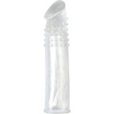 Cumpara ieftin Manson SEVENCREATIONS - EXTRA, pentru extensia penisului, din silicon moale, transparent, 19 cm