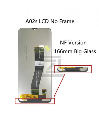 Ecran LCD Display Complet Samsung Galaxy A02S, SM A025 N Version, 166mm foto