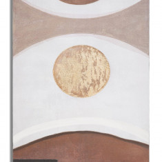 Tablou decorativ Sunry, Mauro Ferretti, 80x120 cm, lemn pin/canvas pictat manual