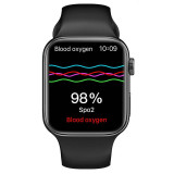 Ceas Smartwatch T900 Pro Max L, seria 9, Aluminiu, Negru