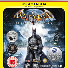 Joc PS3 BATMAN Arkham Asylum PLATINUM (PS3) de colectie