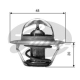 GATES TH00388G1 termostat,lichid racire