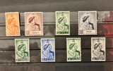 Colonii Britanice 1948 &ndash; Royal Silver Wedding &ndash; lot 8 timbre MH/MNH, Zanzibar, Fiji, Gibraltar, Cayman, Leeward, Solomon Islands-A3