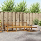 vidaXL Set de canapea 4 pcs natural Lemn Solid de Acacia 3367412