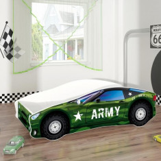 Pat Tineret MyKids Race Car 07 Army-140x70