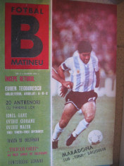 Revista Fotbal B (Nr.4/ 1990) foto