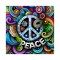 Sticker decorativ, Peace, Multicolor, 55 cm, 6367ST
