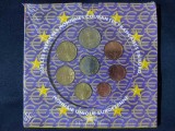 Franța 2002 - Set complet de euro bancar de la 1 cent la 2 euro, Europa
