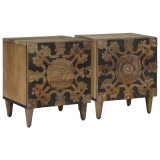 vidaXL Dulap de noapte 2 pcs Maro 40 x 33,5 x 46 cm 4018329