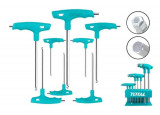 Total - Set 8 Chei Imbus Cu Punct In T: 2-10Mm Cr-V (Industrial)