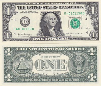 Statele Unite ale Americii USA SUA 1 Dolar 2017 D. P-544 UNC foto