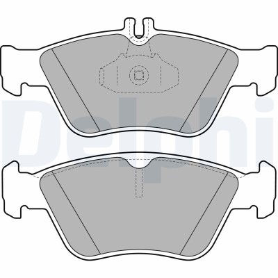 DELPHI LP1588 set placute frana,frana disc foto