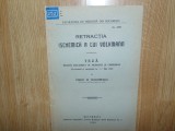 Teza de Doctorat -Facultatea de Medicina Bucuresti anul 1925