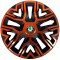 Set 4 Capace Roti 15 inchi (R15), Best Cupru-Negru, Compatibile Cu Skoda