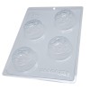 Forma pentru ciocolata BWB 9985, 18.5 x 24 cm, plastic, silicon, transparent