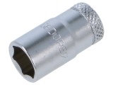Cap tubular 6-puncte 9mm 1/4 cromat GEDORE, oțel scule durabil