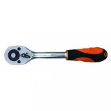 Clichet cu maner drept 1/2 inch, 255 mm, 45 dinti, otel CR-V Gadget