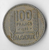 Moneda 100 francs 1950 - Algeria