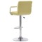 Scaun de bar, verde, material textil - 3