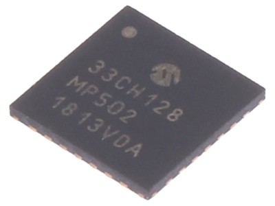 Microcontroler dsPIC 128kB UQFN28 foto