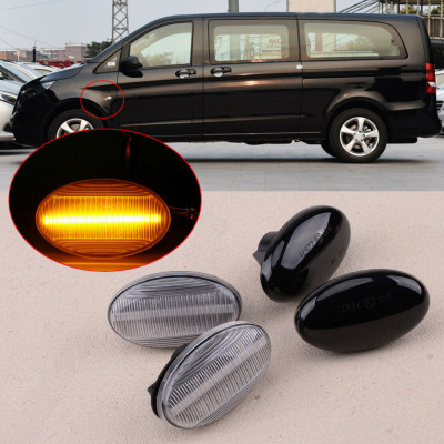 Lampi LED semnalizare dinamica compatibila Mercedes Vito, Citan, A-Class COD: A081D Automotive TrustedCars foto