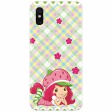 Husa silicon pentru Xiaomi Mi 8 Pro, Strawberry Girl