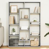VidaXL Bibliotecă, gri sonoma, 102x29x143 cm, lemn prelucrat