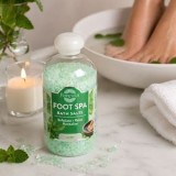 Sare de baie pentru picioare cu aroma de menta, 600g, CMCLASS
