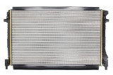 Radiator racire Seat Leon (5F), 08.2014-2020, motor 1.6, 81 kw, benzina, cutie manuala/automata, cu/fara AC, 650x395x16 mm, aluminiu brazat/plastic, Rapid