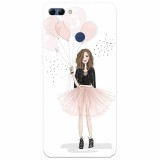 Husa silicon pentru Huawei Y9 2018, Happy Aniversary
