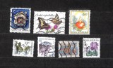 Lot 7 Timbre Vechi Cehia - Craciun Betlem, Zodiac Fecioara, Fluturi, Sf Venceslau -A444, Stampilat