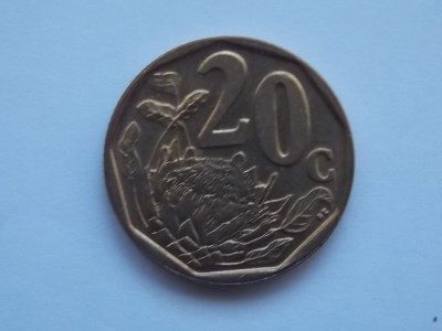 20 CENTS 2005 SUID-AFRIKA foto