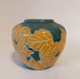 Vaza ceramica YVES ROCHER France Promo anii 1990, 13cm inaltime