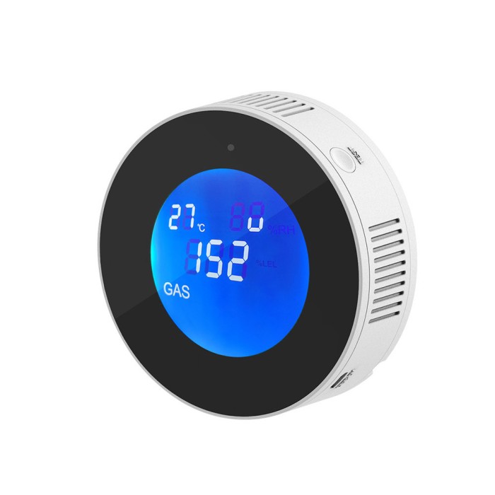 Detector scurgeri gaz WiFi, compatibil Tuya/Smartlife