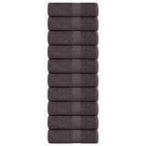 Prosoape pentru oaspeti 10 buc Antracit 360 g/m&sup2; 100% bumbac