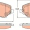 TRW GDB4605 COTEC set placute frana,frana disc