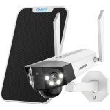 Camera de supraveghere Reolink DUO 2 4G - LTE cu panou solar, detectare Persoana/Vehicul, rezolutie 6MP, unghi vizualizare orizontal 180&deg;