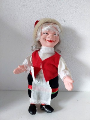 Troll / trol femeie, papusa nordica, decor Craciun, 30cm foto