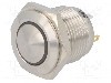 Intrerupator anti-vandalism, OFF-(ON), &Oslash;16mm, ONPOW, GQ16B-10E/J/B/24V/S