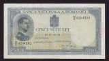 ROMANIA - 500 lei 1936 , VF + . Raport calitate / pret foarte bun. Piesa foarte frumoasa !
