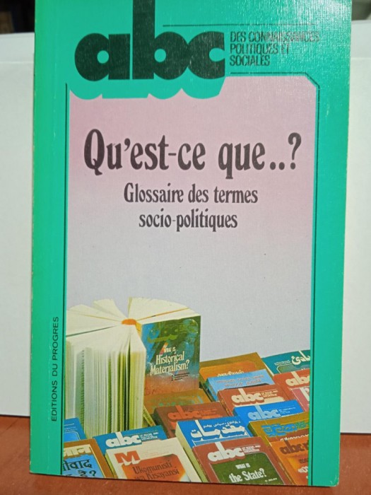 Qu&rsquo;est-ce que&hellip;? Glossaire des termes socio-politiques