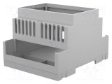 Carcasă ITALTRONIC pentru şină DIN 90mm x 71,2mm x 53mm PPO gri
