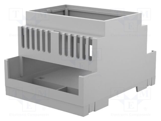 Carcasă ITALTRONIC pentru şină DIN 90mm x 71,2mm x 53mm PPO gri
